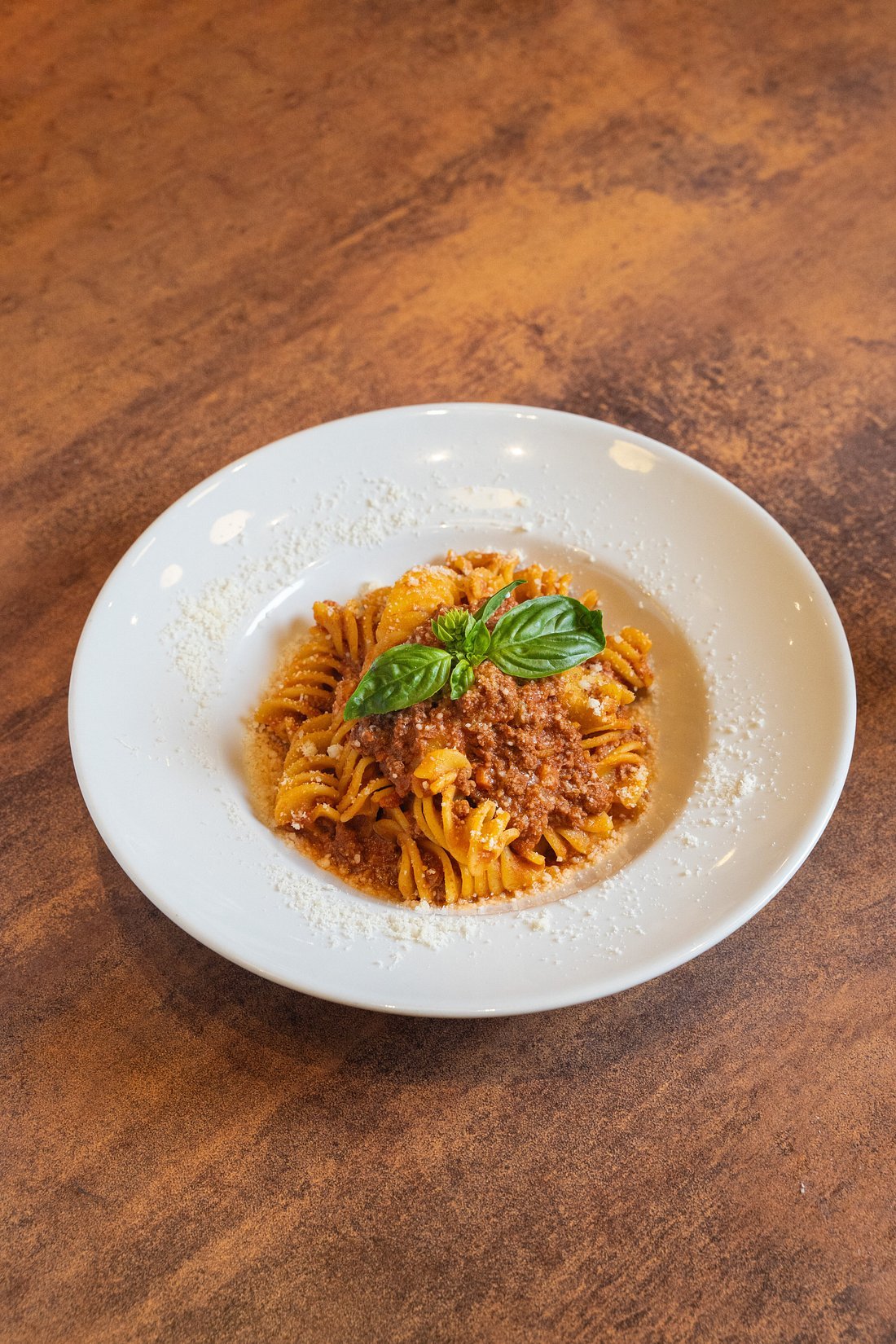 Pasta alla bolognese con ragù, primer plato italiano en Artéteca Barcelona